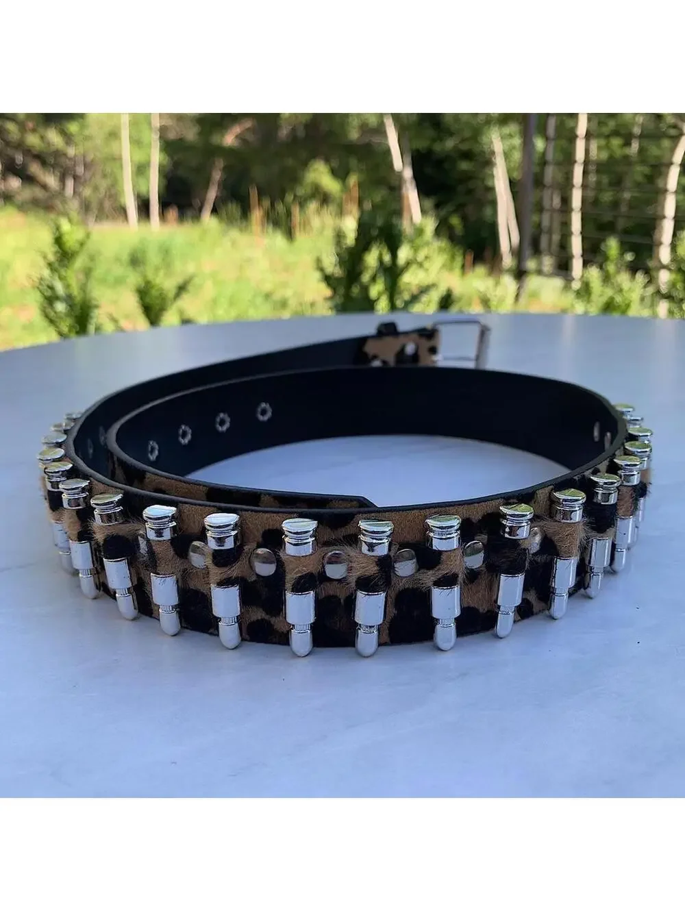 Y2K Vintage Cyber Multi Brown Belt 42 Inch